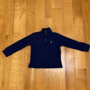 Polo Ralph Lauren toddler boys sweater- navy blue size 4T